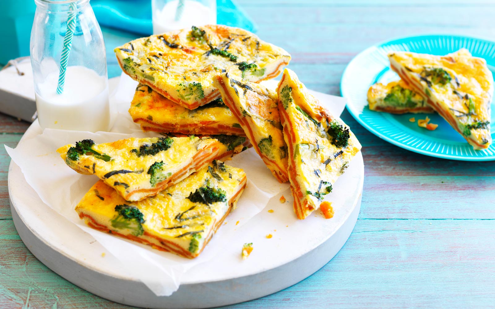 Sweet Potato and Broccoli Frittata