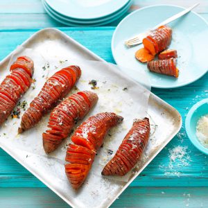 Australian Sweet Potatoes |   Hasselback Sweet Potatoes