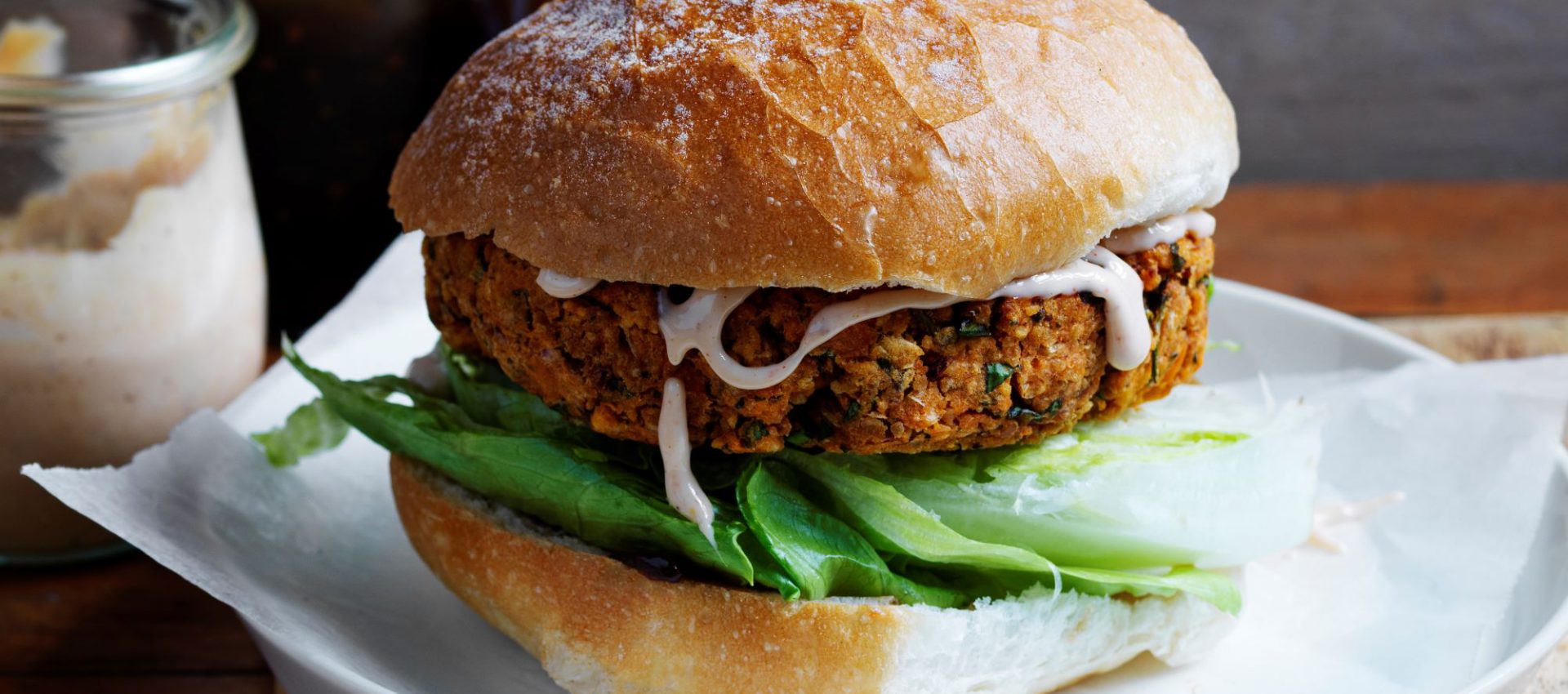 Sweet potato chickpea burgers