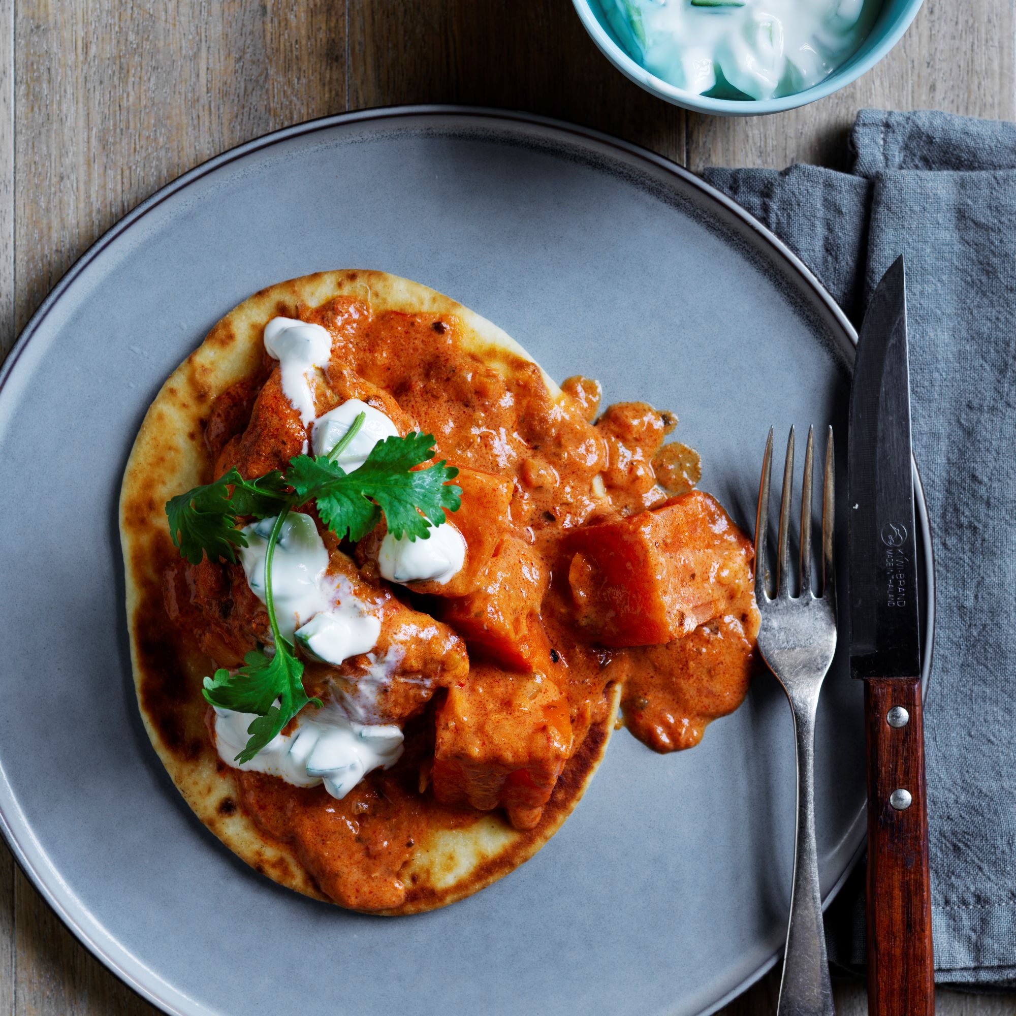 Butter chicken & sweet potato